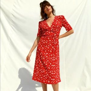 New With Tags Rouje Red Gabin Dress (38)